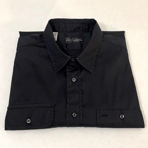 RALPH LAUREN Black Label, Made In Italy, Long Sleeve, Button Down Shirt/Preowned